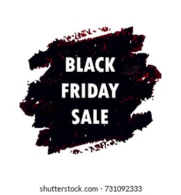 Big Black Friday Sale banner template with dark layout. Vector illustration for website and other design