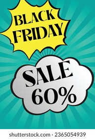 big Black Friday sale flyer  poster social media post design