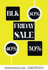 big Black Friday sale poster flyer social media post design