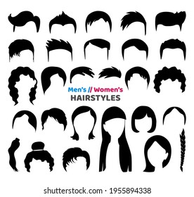 7,342 Boys Hair Silhouette Collection Images, Stock Photos & Vectors ...