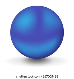 Big blue ball