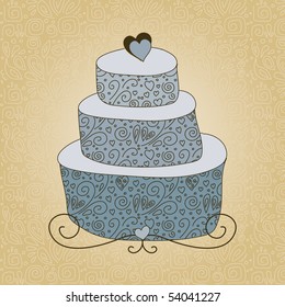 Big blue cake