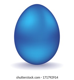 Big blue easter egg