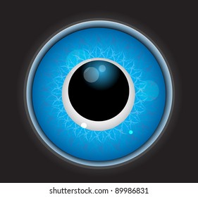 Big blue eye