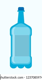 Big blue plastic bottle of fresh potable water.
