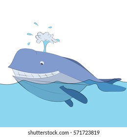 big blue whale
