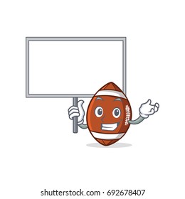 Big Board American football character cartoon