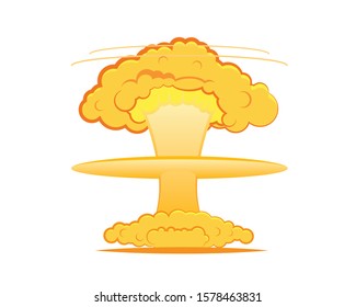 Big Bomb Explosion Illustration Vector