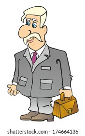 big boss with a briefcase