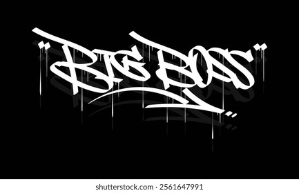 BIG BOSS graffiti tag style design