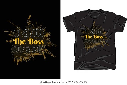 big boss typography t-shirt design, vector t-shirt design