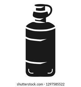 Big bottle of glue icon. Simple illustration of big bottle of glue vector icon for web design isolated on white background