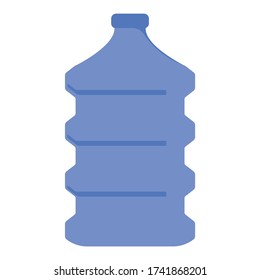 Big bottle water. gallon vector.