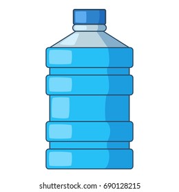 Big bottle of water icon. Cartoon illustration of big bottle of water vector icon for web design