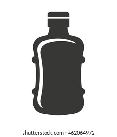 big bottle water icon vector illustration design