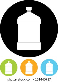 Big bottle of water vector isolated 