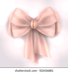 Big Bow romantic decoration for valentines day or wedding