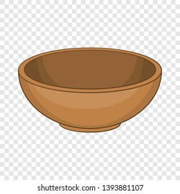 Big bowl icon. Cartoon illustration of big bowl vector icon for web
