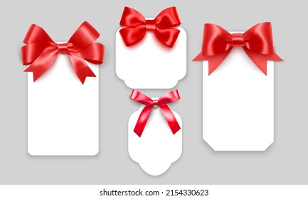 Big box set in red color vector illustration