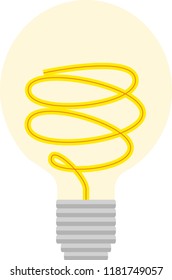 big bright light bulb
