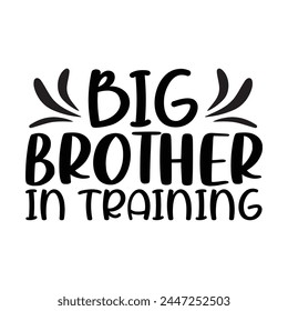 Big brother in training vector svg