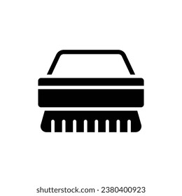 Big Brush Filled Icon Vector Illustration