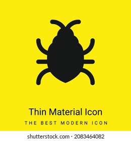 Big Bug minimales hellgelbes Material Symbol