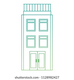 big building facade icon