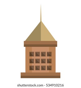 big building isolated icon
