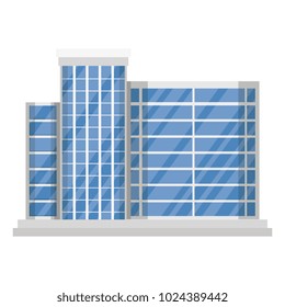 big buildings facade front
