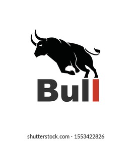 big bull logotype, smart and strong icons for company