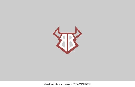Big bull vector logo design	