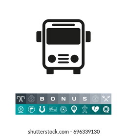 Big bus icon 