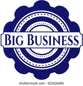Grandes negocios con textura jean
