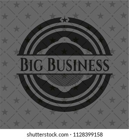 Big Business realistic dark emblem
