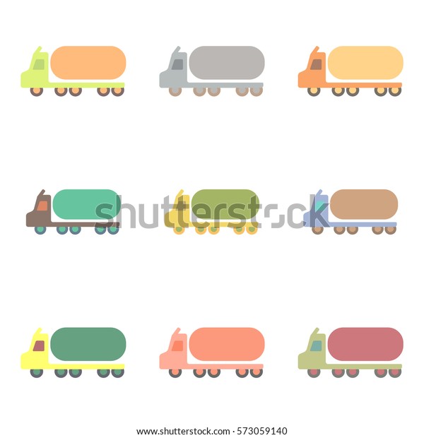 Big Car Vector Illustration Flat Style Stock Vector (Royalty Free ...
