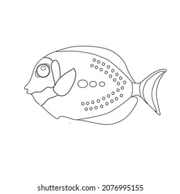big cartoon fish beautiful for children book art children book coloring image 