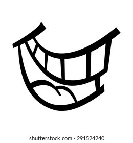 Big Cartoon Smile Vector 