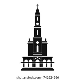 Big castle icon. Simple illustration of big castle vector icon for web