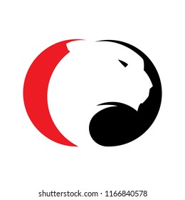 Big Cat logo icon vector.Puma.Panther