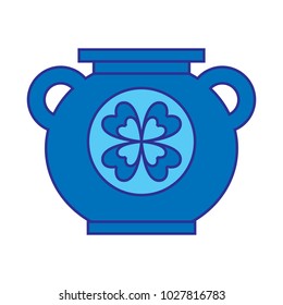 big cauldron with clover sticker image