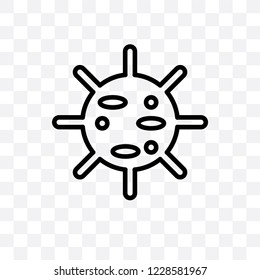 Big Cellule vector linear icon isolated on transparent background, Big Cellule transparency concept can be used for web and mobile