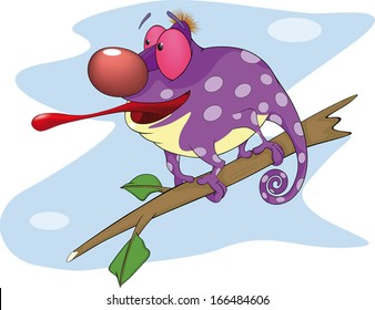 Big Chameleon cartoon 