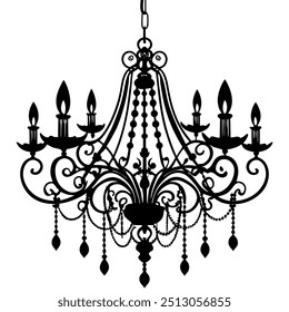 Gran candelabro de Arte vectorial múltiple