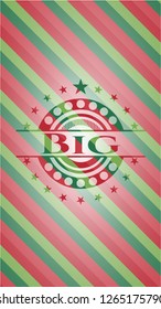 Big christmas badge. Big christmas badge.