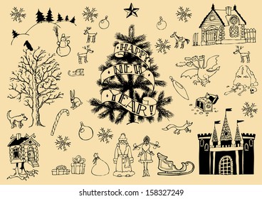 Big Christmas game card set