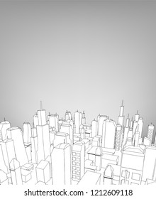 big city background