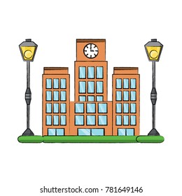 big city building icon