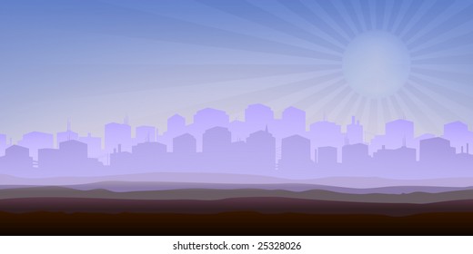 Big city panorama (other landscapes are in my gallery)