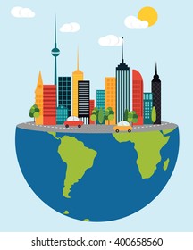 The big city as a part of life  Data source: NASA